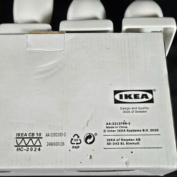 IKEA KRINGGA Modernist Ceramic Vases Set of 4 White New Boxed Pottery Sculptural - Picture 6 of 9